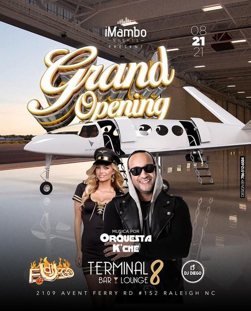 Terminal 8 Raleigh Terminal 8 Bar & Lounge Grand Opening at 2109 Avent Ferry Rd, Raleigh ...