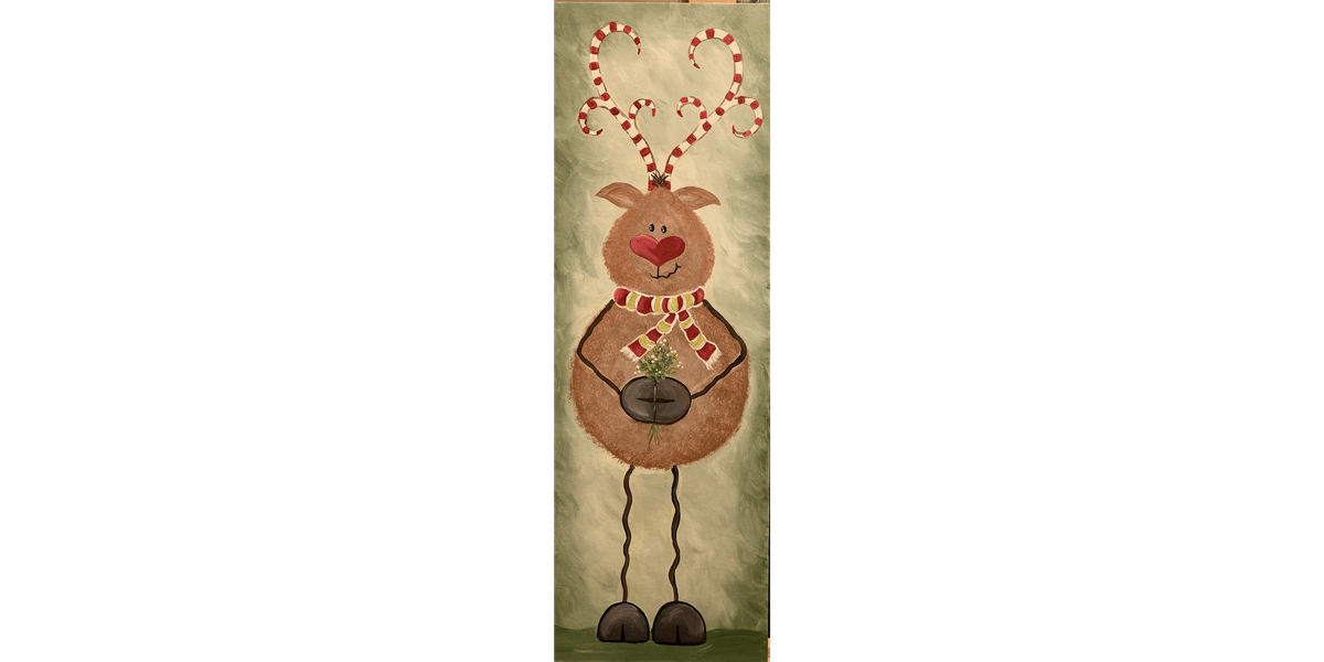 Candy Cane Reindeer - Paint and Sip in Phoenix | Classpop!\u2122
