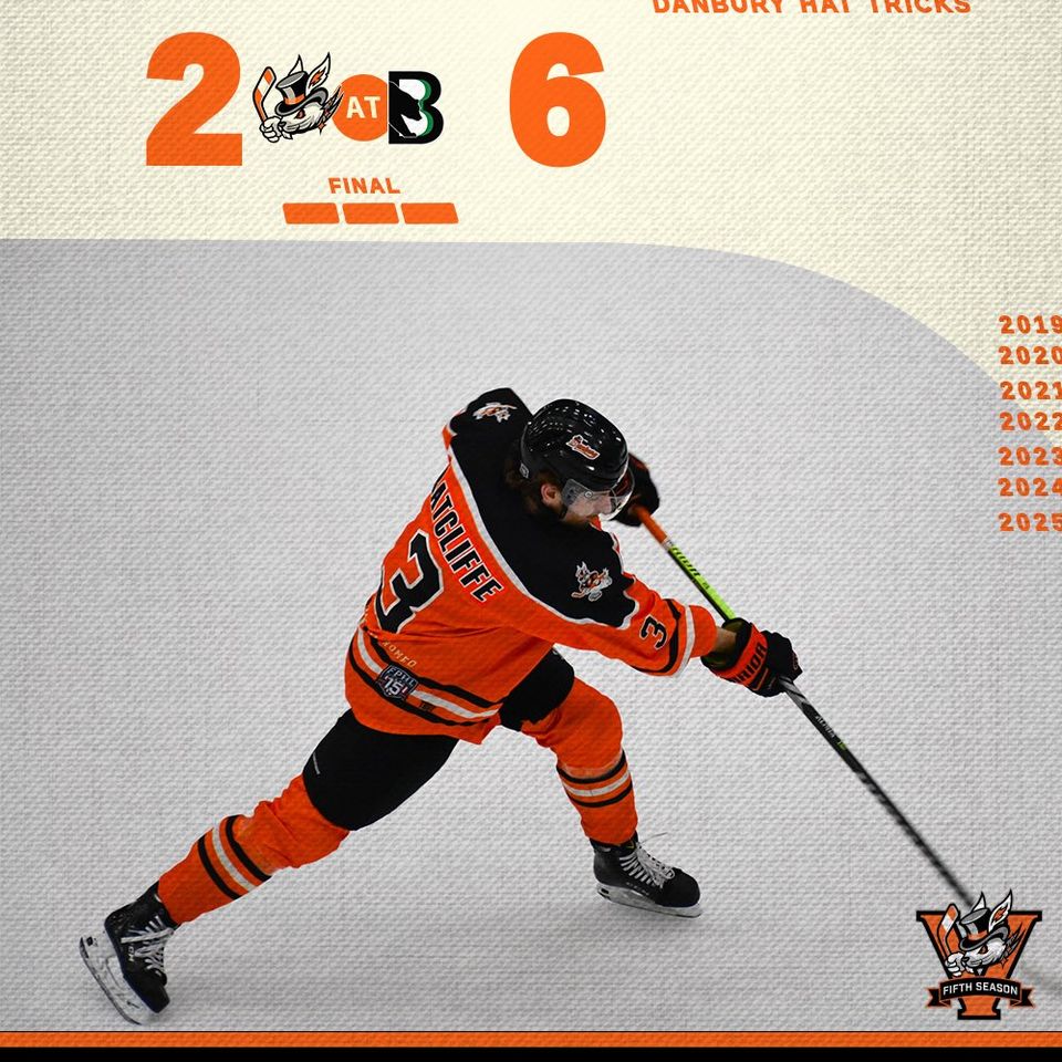 Binghamton Black Bears vs. Danbury Hat Tricks