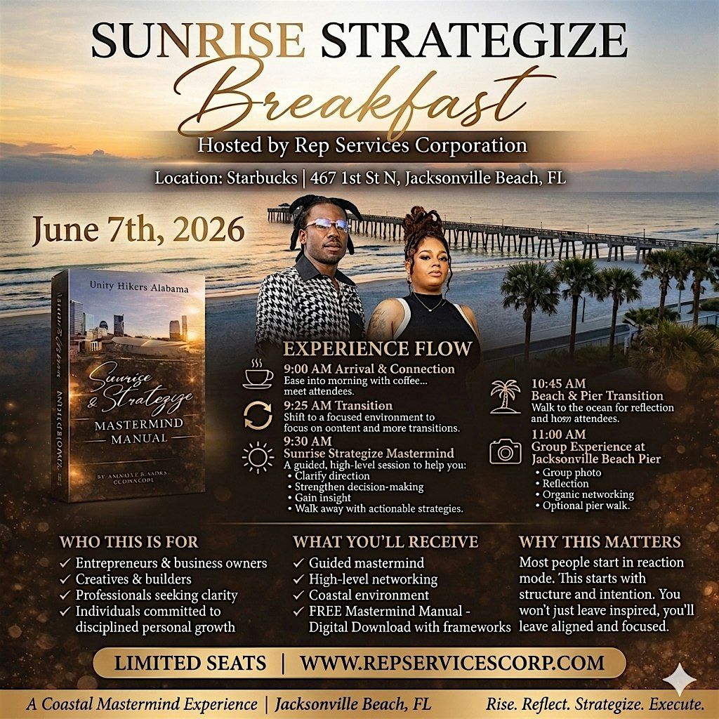 Sunrise Strategize Breakfast.