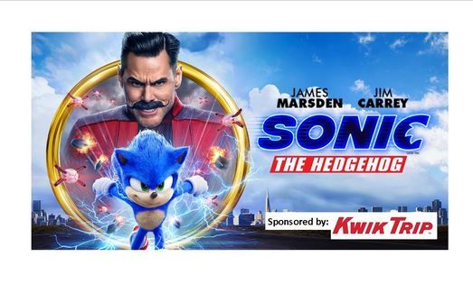 2021 Movie In The Park August 13 Sonic The Hedgehog Green Isle Park Baseball Diamond Greenleaf Wi August 13 2021