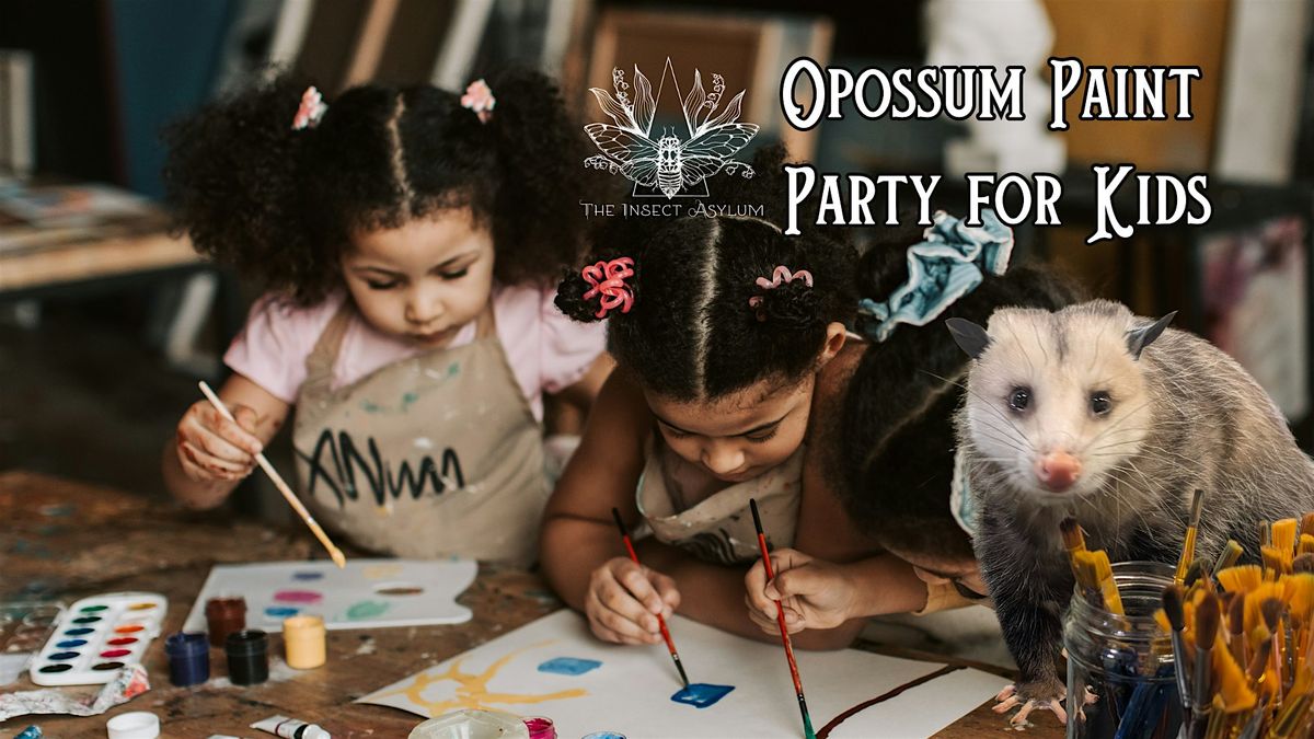 Opossum Paint Party for Kids ages 5-17