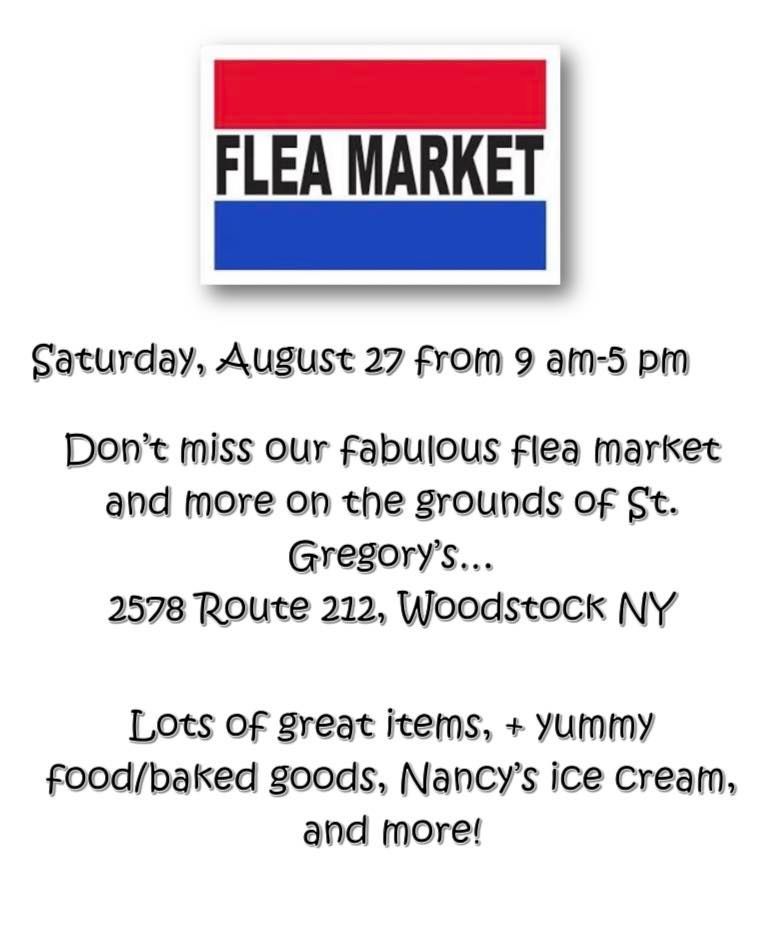 Flea Market +More St. Gregory's Episcopal Church, Woodstock, NY