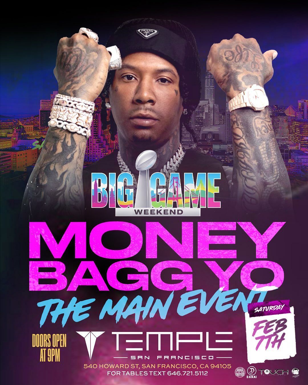 Moneybagg Yo at The Aretha Franklin Amphitheatre