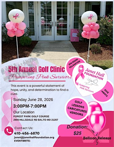 Janet Hall Foundation 5th Annual Golf Clinic Fundraiser