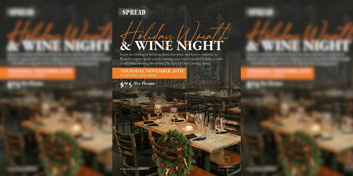 Holiday Wreath & Wine Night at The Spread