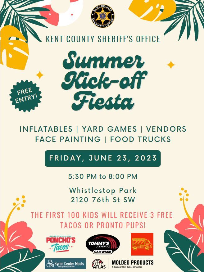Summer Kickoff Fiesta Whistlestop Park, Byron Center, MI June 23, 2023