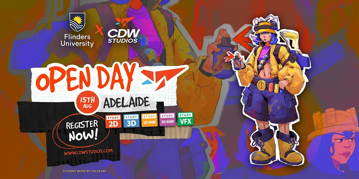 CDW Studios Open Day 2026 - Adelaide Studio