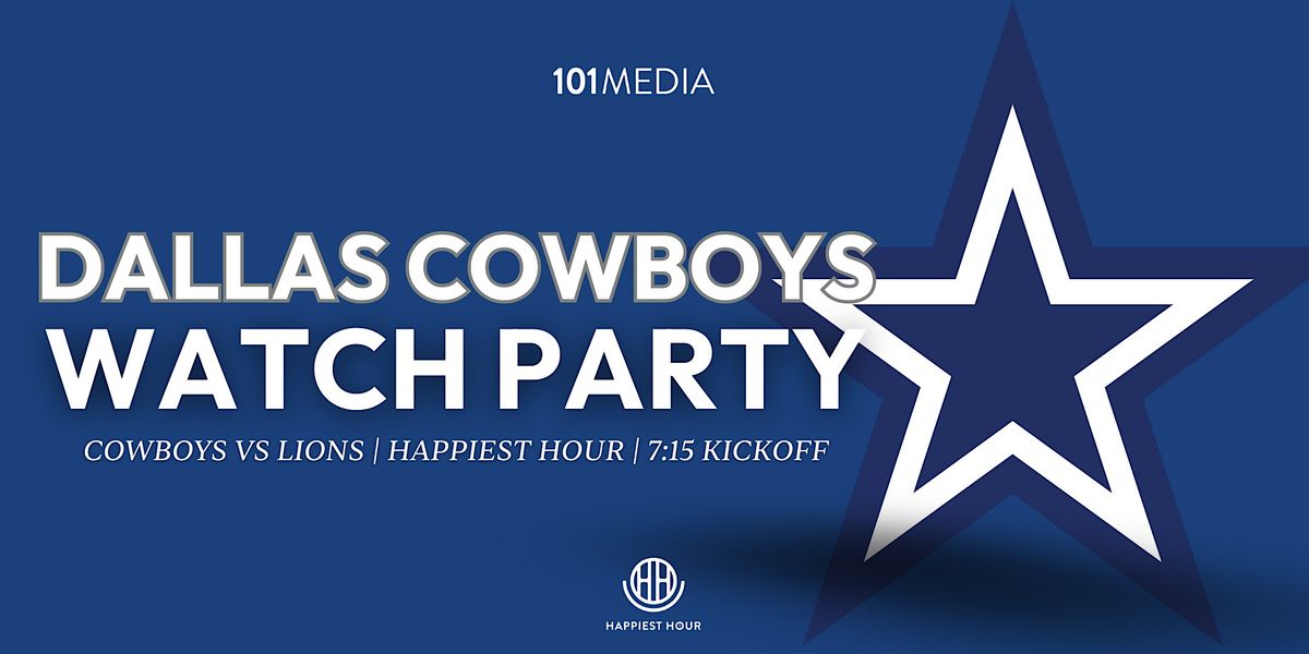 COWBOYS VS LIONS WATCH PARTY