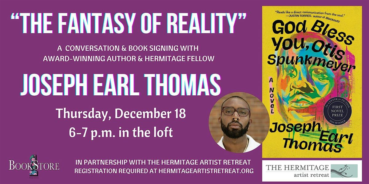 Book Signing & Reading with Hermitage Fellow Joseph Earl Thomas
