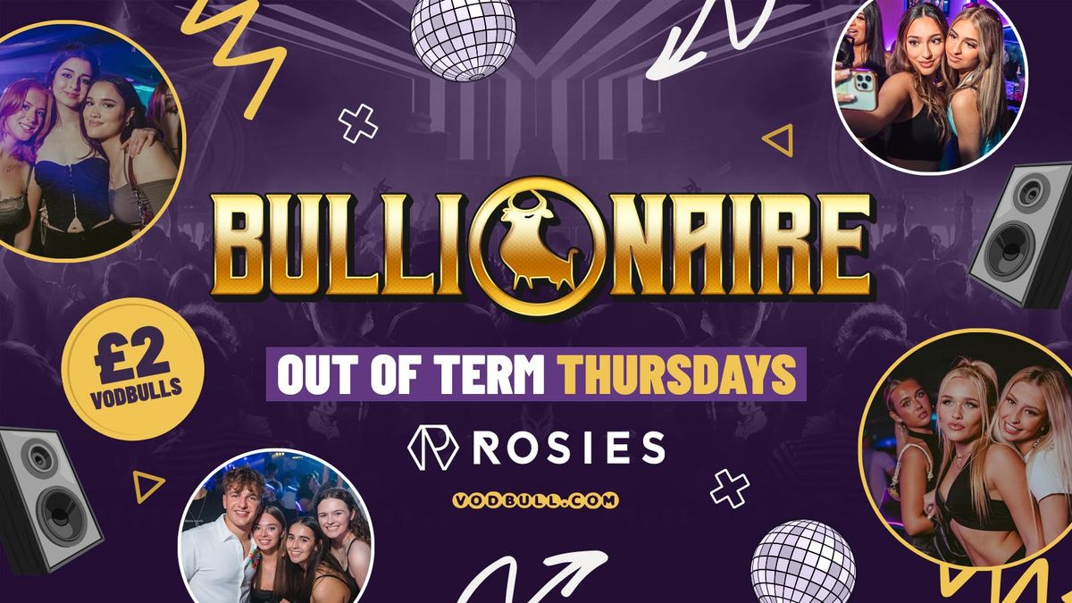 Bullionaire at Rosies Birmingham  is back 01\/05