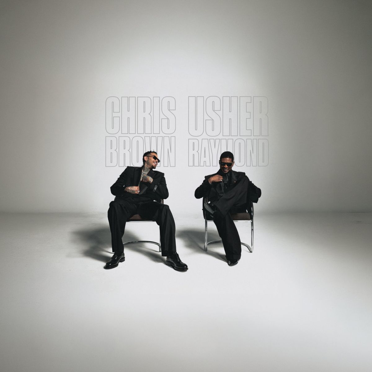 Usher and Chris Brown