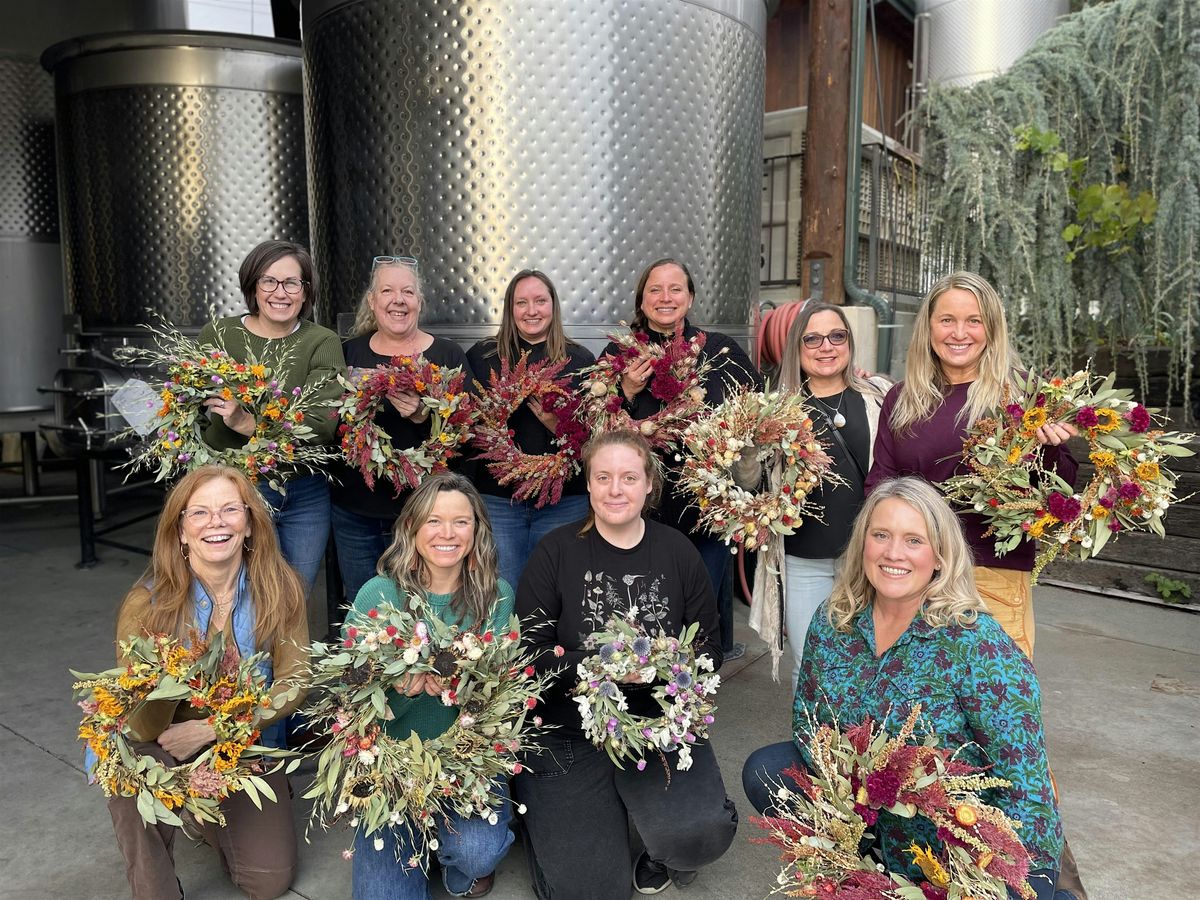 Do Something Beautiful: Seasonal Wreath-Making Craft & Sip Workshop