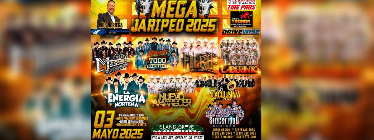MEGA JARIPEO 2025 at Island Grove Park, Greeley on 3rd May, 2025