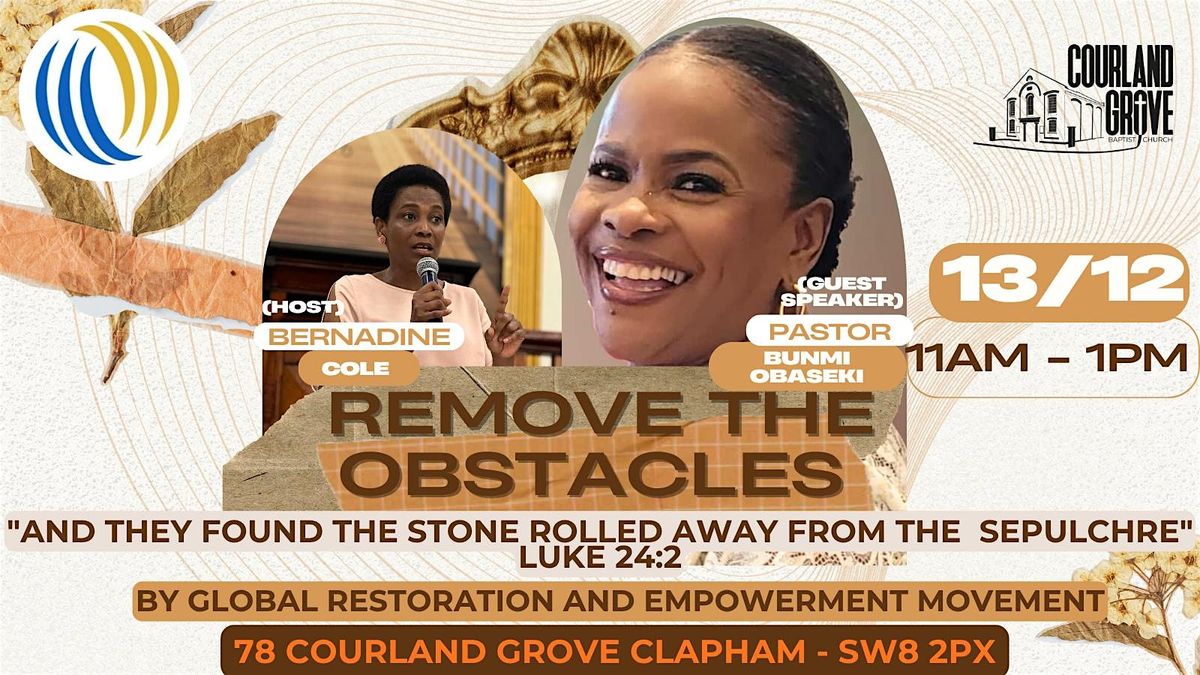 REMOVE THE OBSTACLES