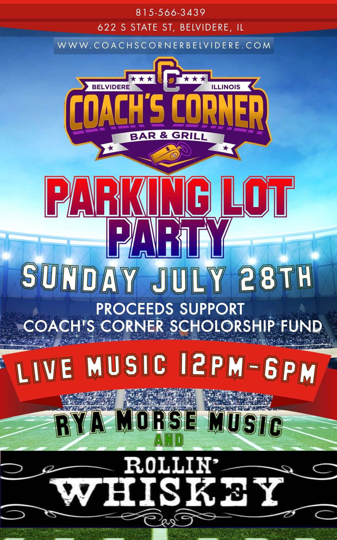 Parking Lot Party @ Coachs Corner | Coach's Corner, Belvidere, IL ...