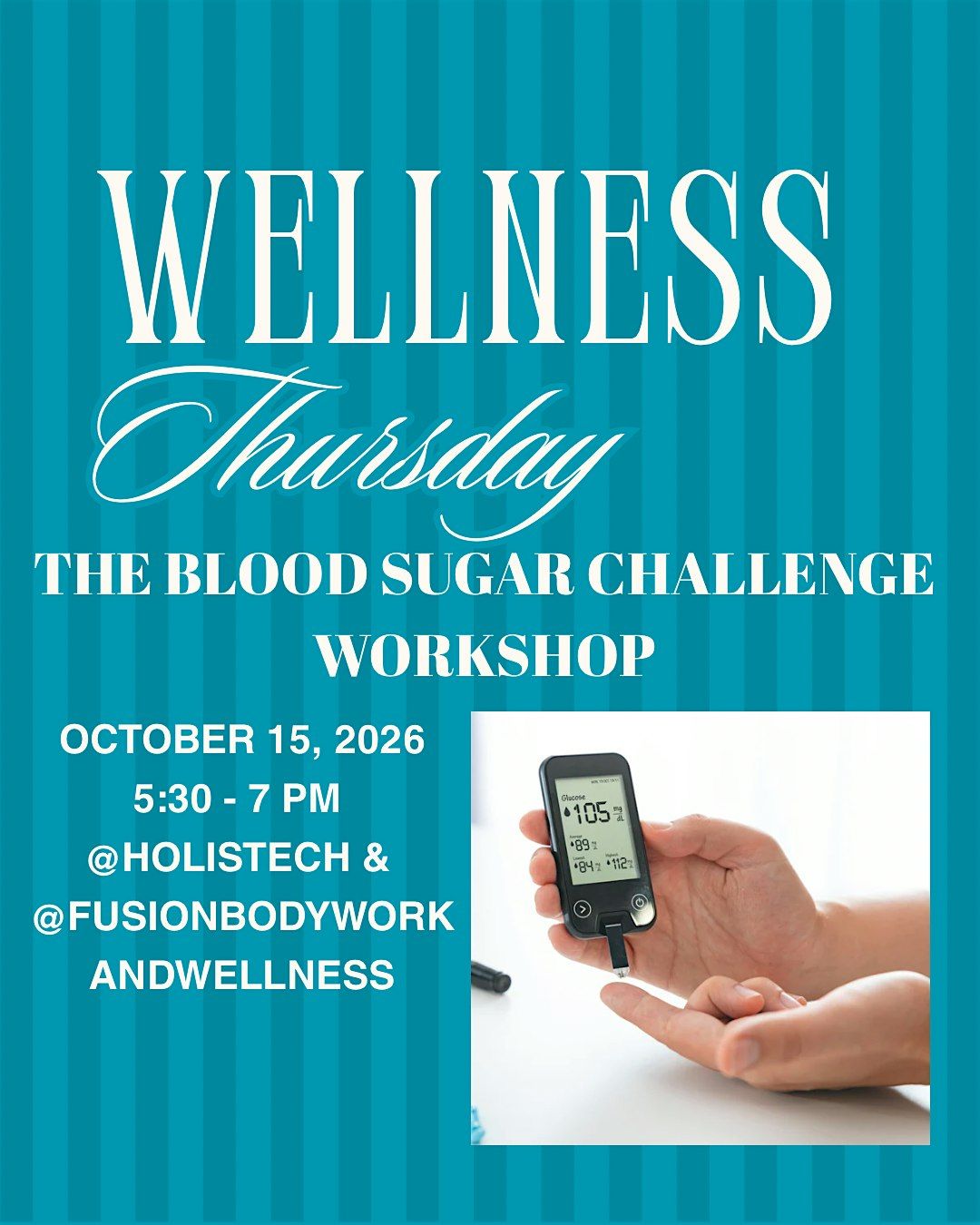 The Blood Sugar Challenge Workshop!
