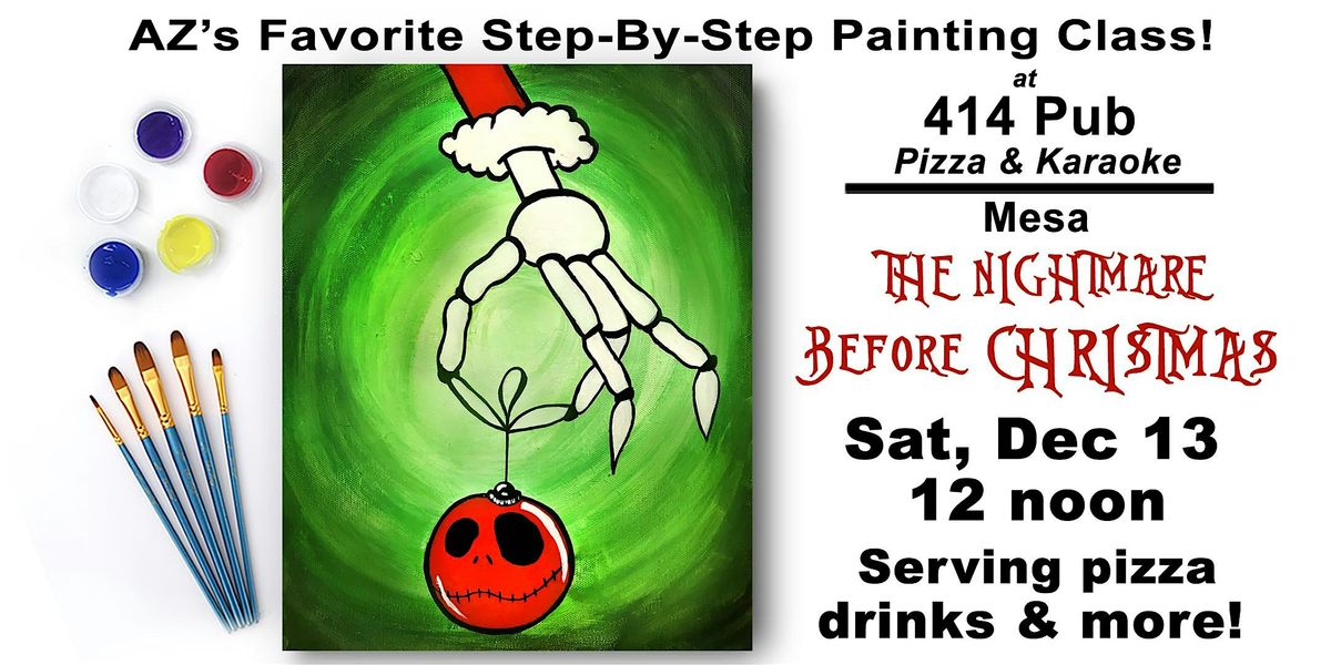 The Nightmare Before Christmas - Paint and Sip Event