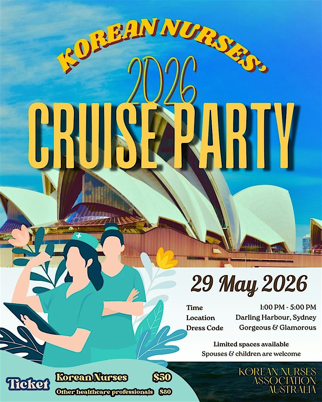 Korean Nurses\u2019 2026 Cruise Party | Sydney Harbour