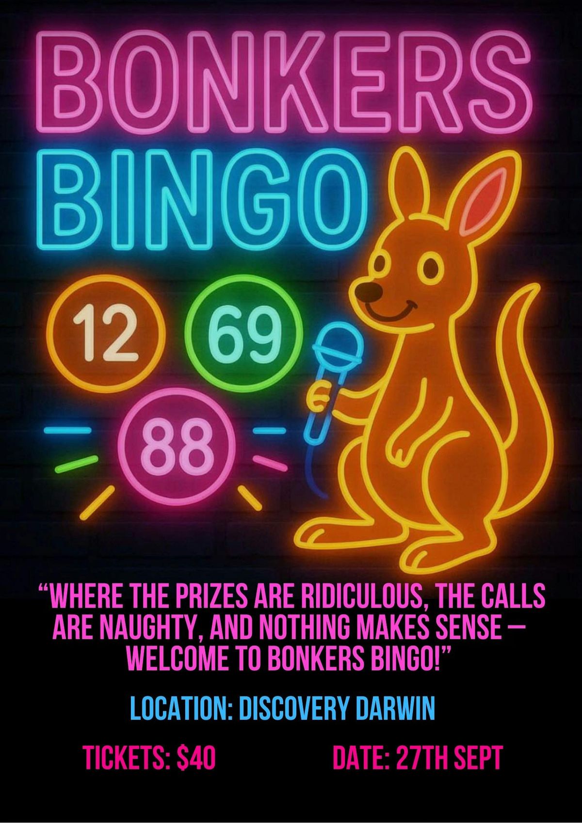 Bonkers Bingo: Darwin