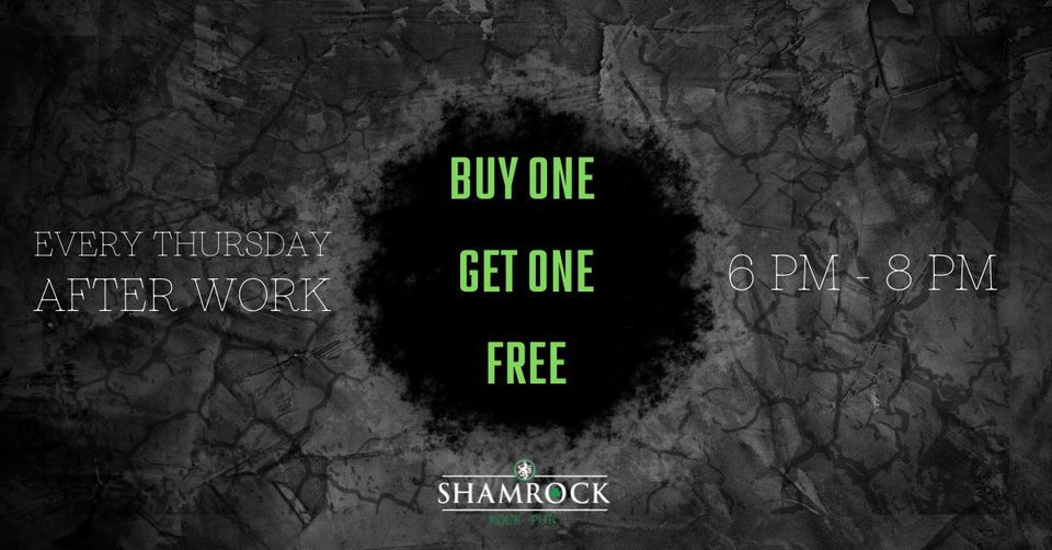 AFTERWORK \u2618\ufe0f BUYONEGETONEFREE \u2618\ufe0f