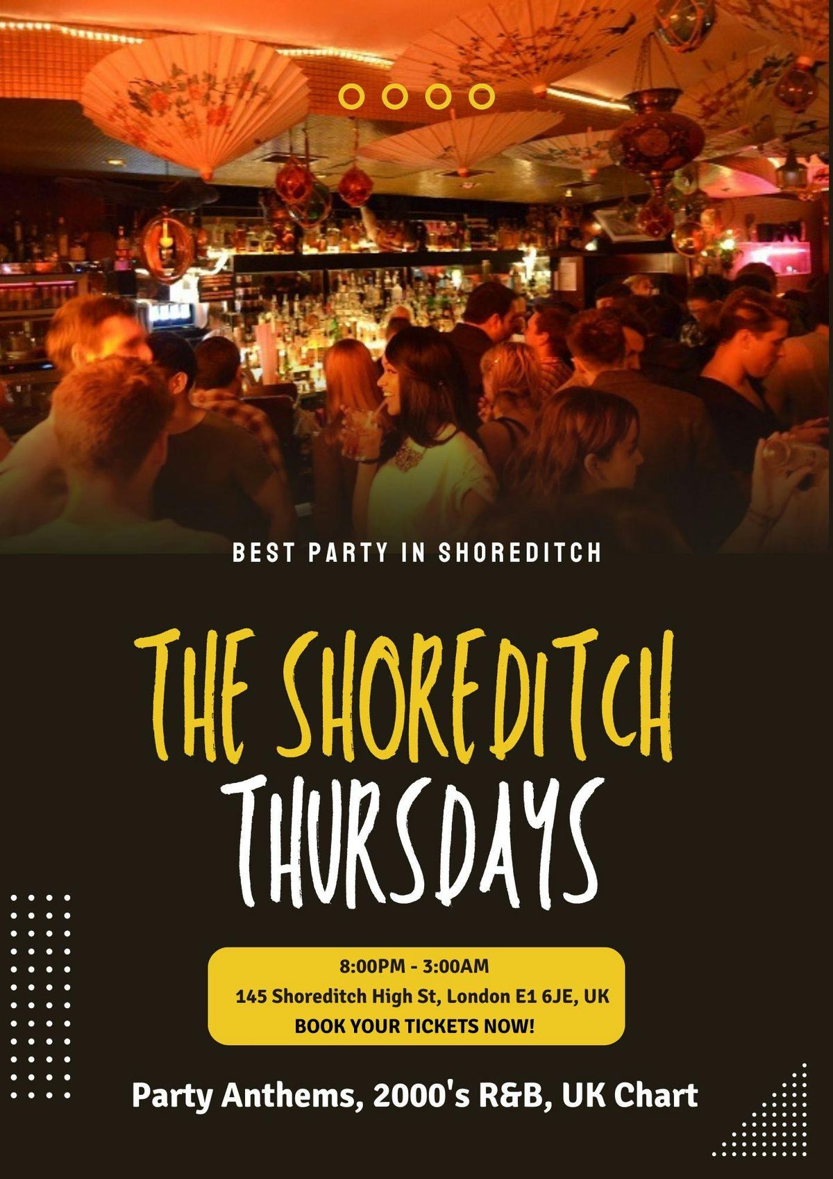 The Shoreditch Every Thursday \/\/ Commercial, Hip-Hop, R&amp;B