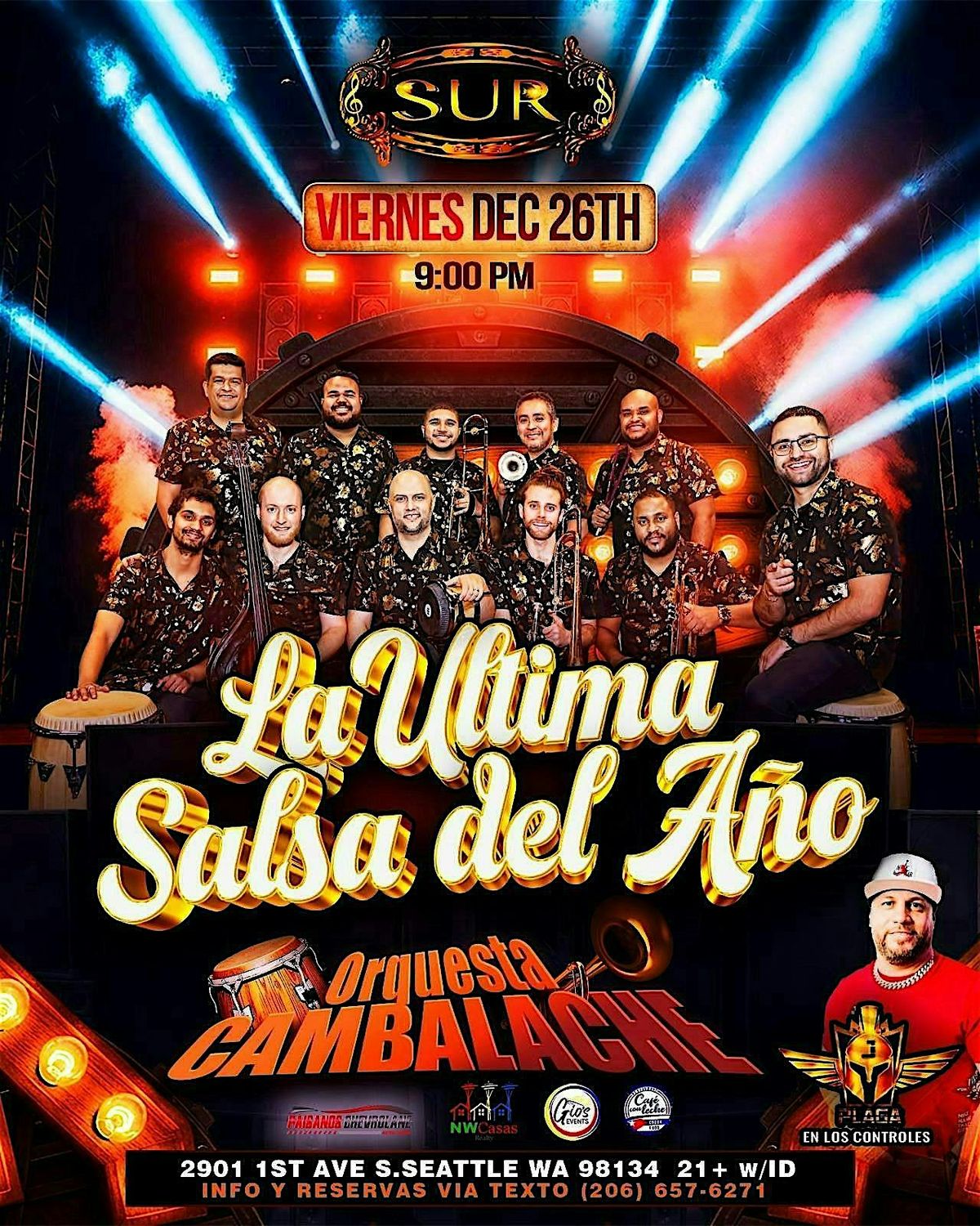 La \u00daltima Salsa del A\u00f1o - Orquesta Cambalache en vivo