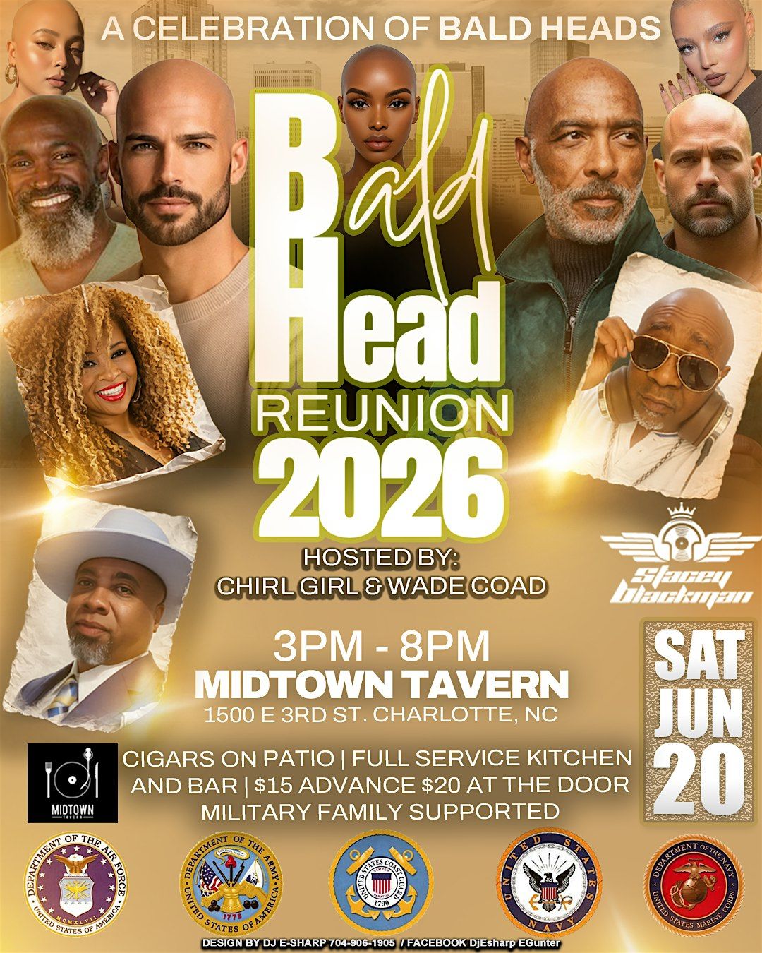 Bald Head Reunion 2026-Hosted by Chirl Girl & DJ Stacey Blackman of 105.3