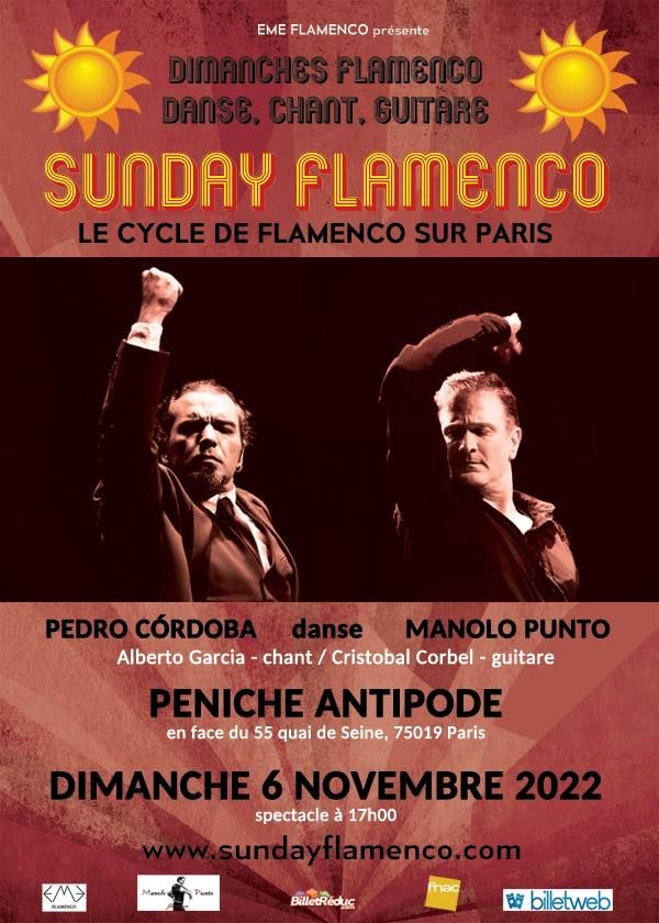 spectacle Sunday Flamenco / Paris, 6 novembre 2022 | Péniche Antipode ...