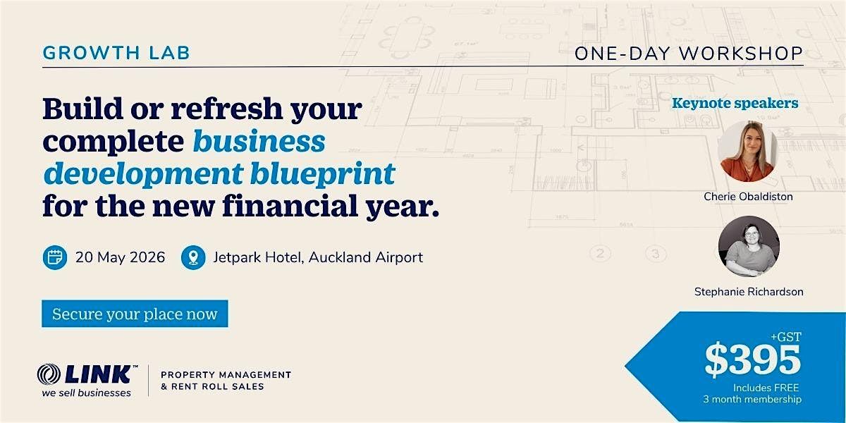 Build Your 2026 Blueprint | Growth Lab | 20 May | Auckland
