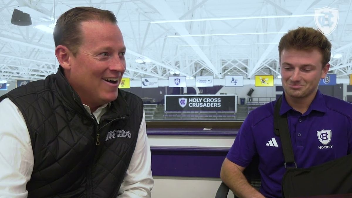 Parking Air Force Falcons at Holy Cross Crusaders Mens Hockey