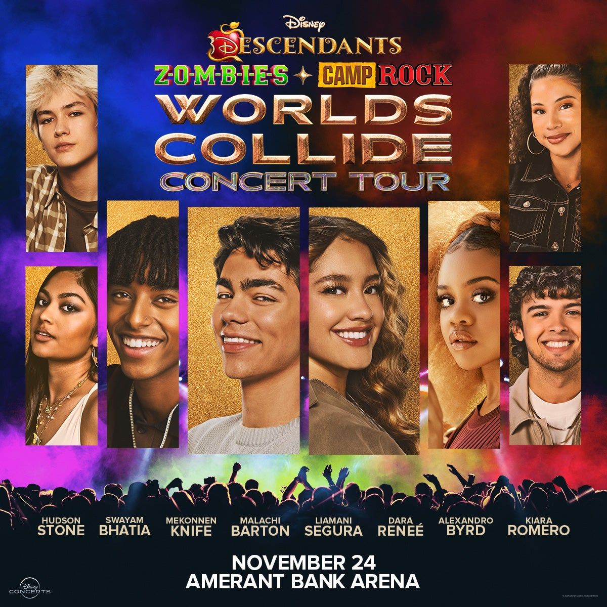 Disney Descendants, Zombies & Camp Rock: Worlds Collide at Golden 1 Center