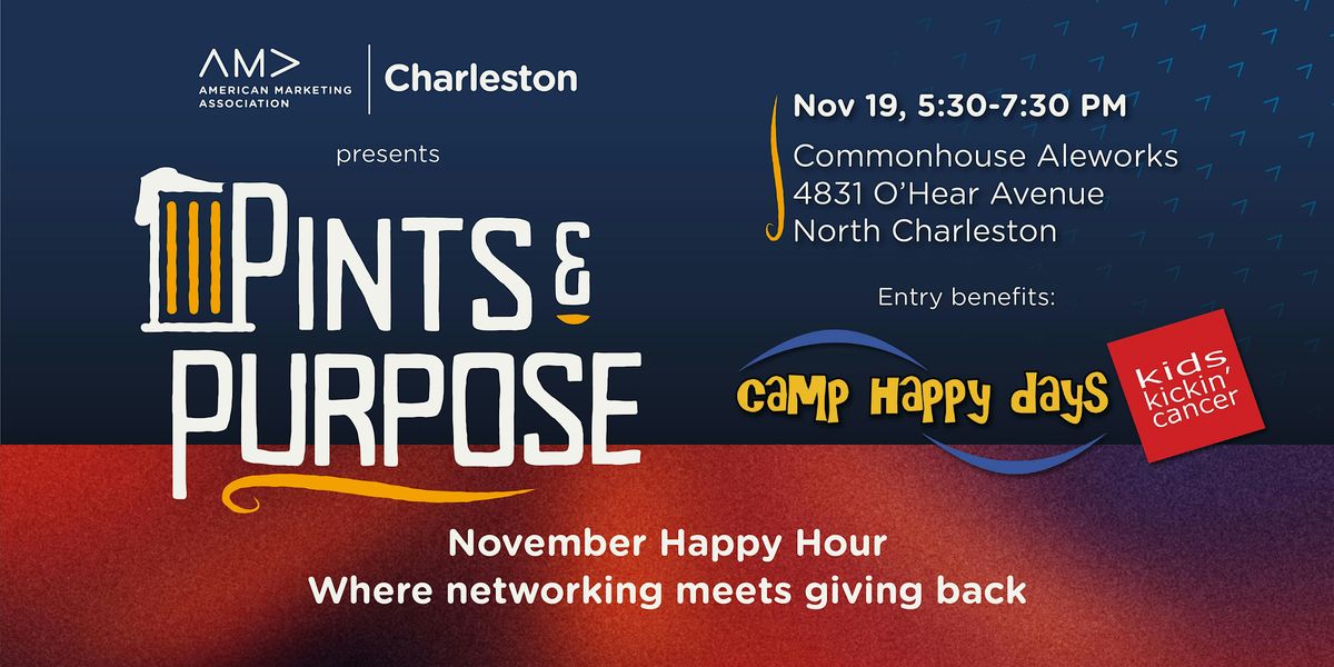 CAMA Presents: Pints & Purpose Happy Hour