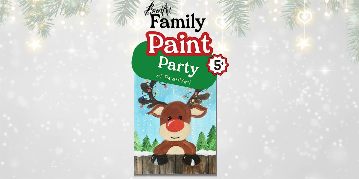 Family Paint Party at BrentArt (Ages 5+)