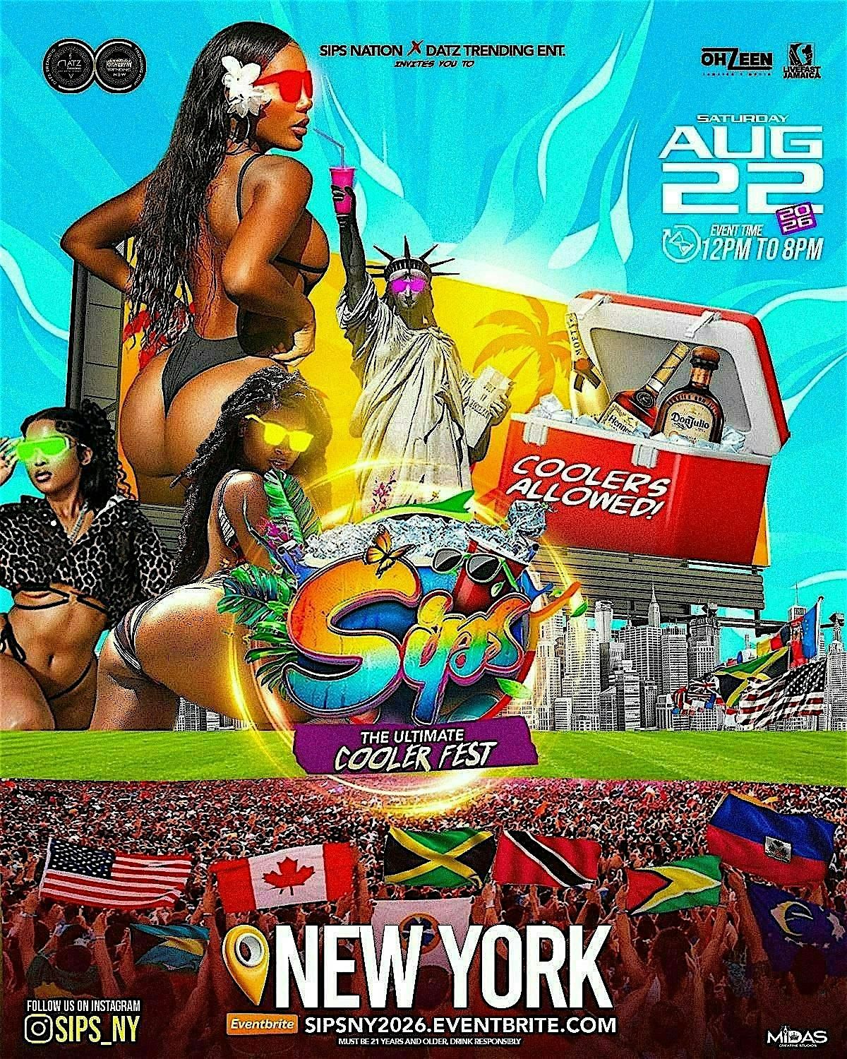 SIPS COOLER FEST 2026\u203c\ufe0fBRING YOUR OWN BOTTLES! COOLERS ALLOWED!