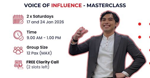 Voice of Influence - Make Public Speaking Your 2026 Superpower
