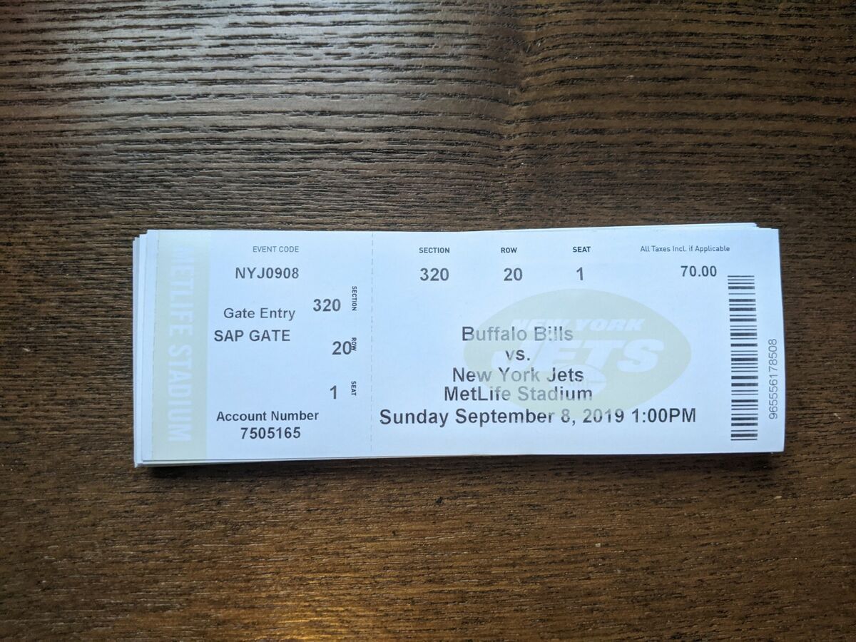 Buffalo Bills at New York Jets at MetLife Stadium