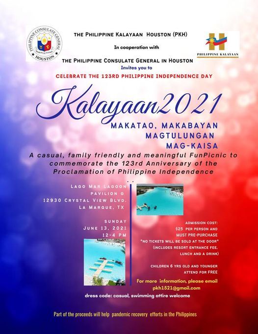 Kalayaan21 Lago Mar League City Tx June 13 21