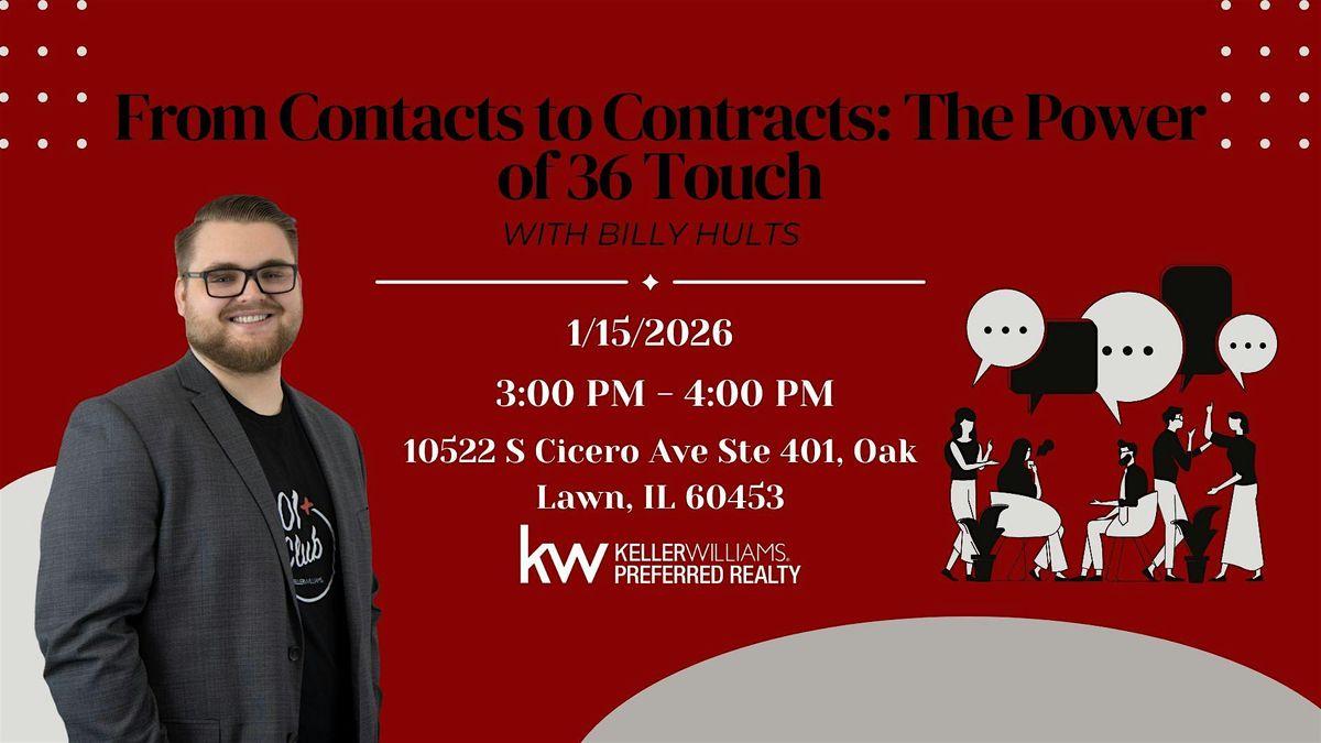 Contacts to Contracts: The Power of a 36 Touch