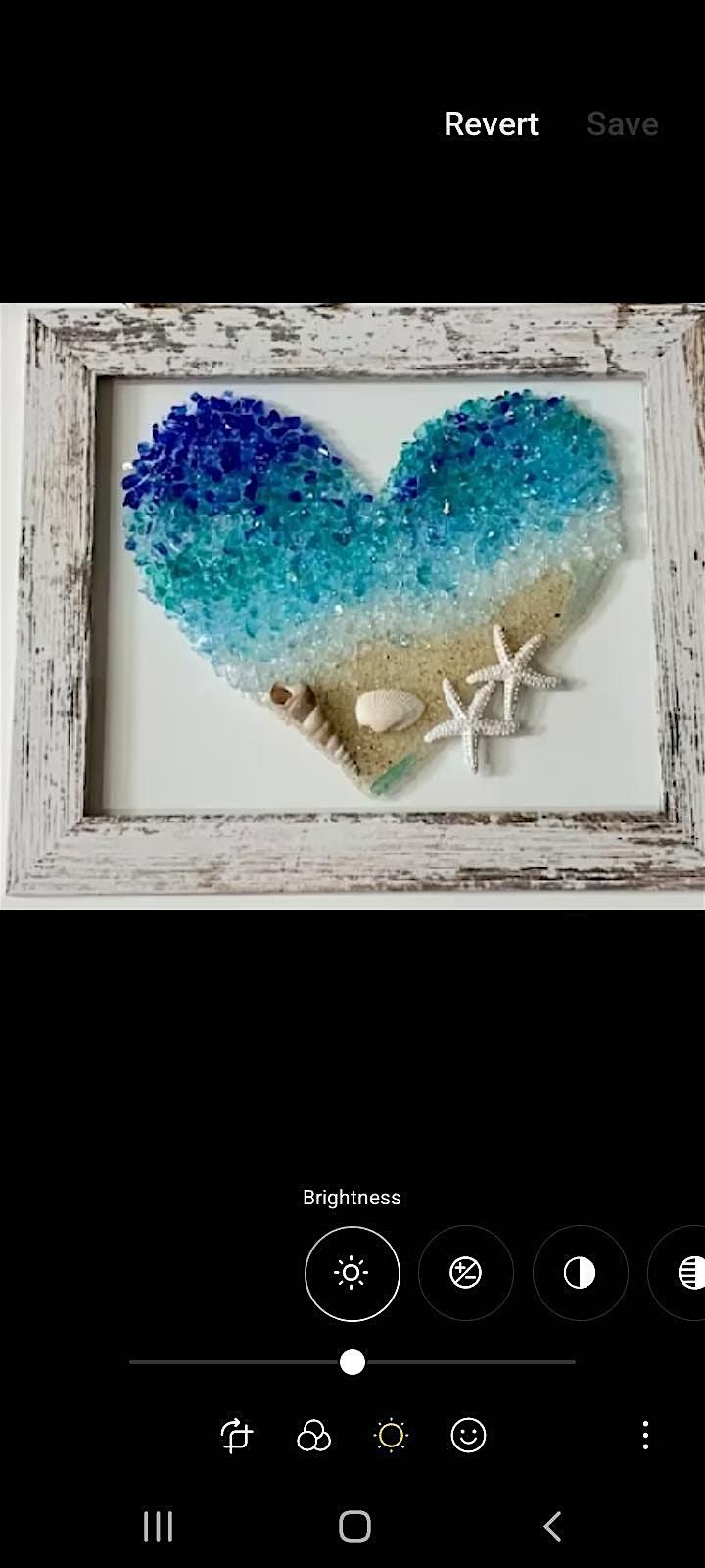 Valentines Day Resin Heart or beach scene class