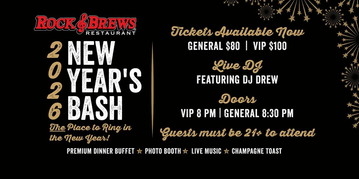 Rock & Brews Grapevine New Year's Bash