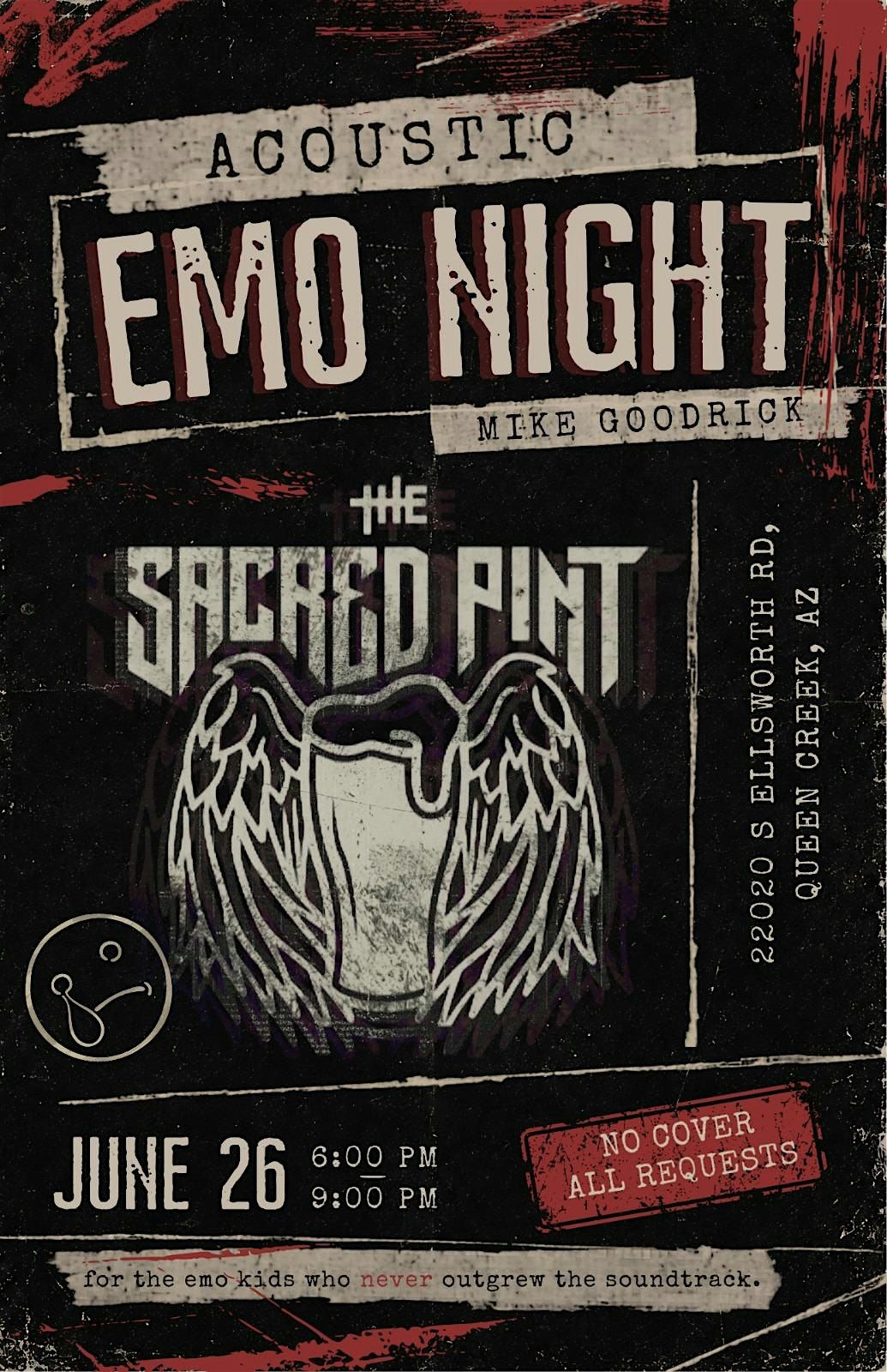 Emo Night Queen Creek AZ | Live Music at The Sacred Pint