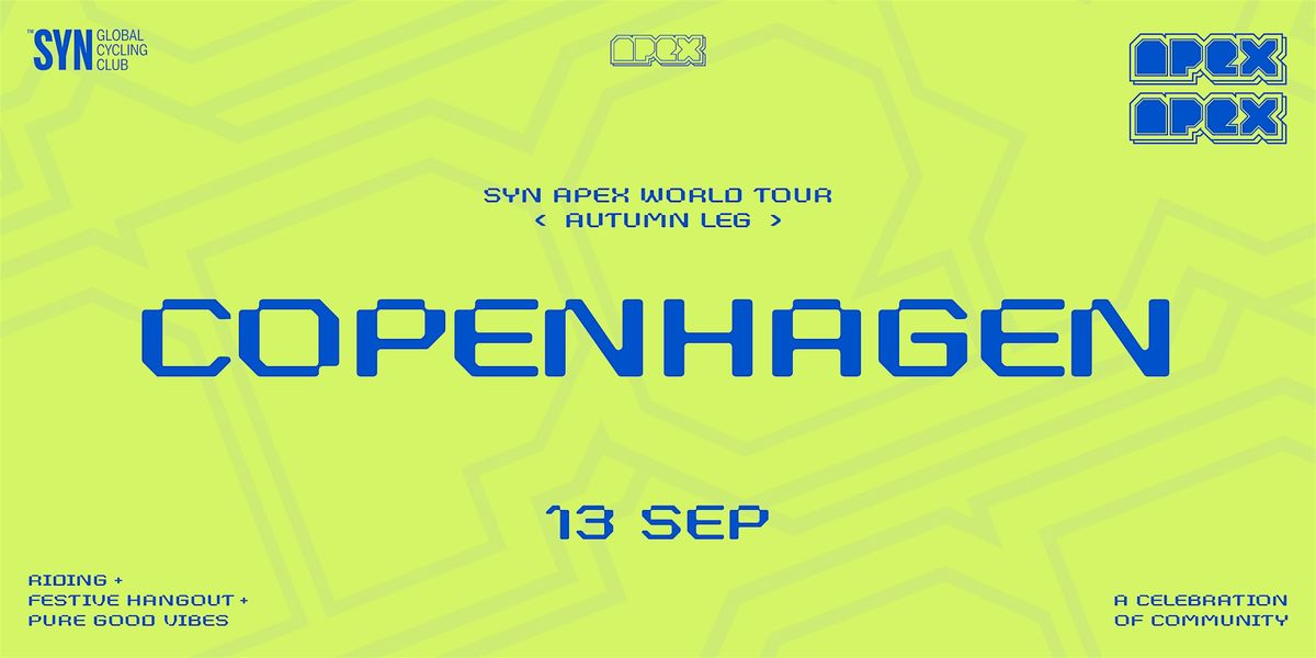 SYN APEX World Tour 2026\u2014Copenhagen