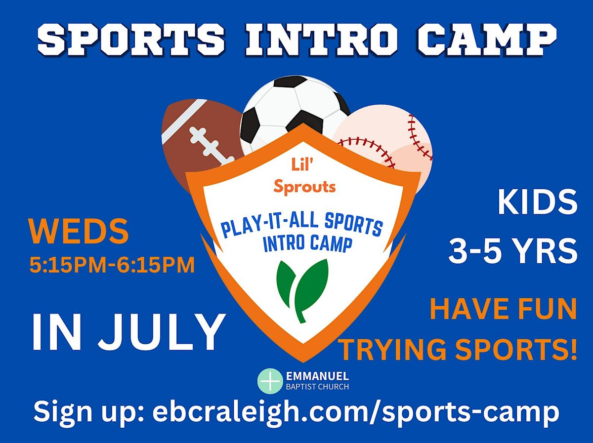 Lil' Sprouts Sports Intro Camp for Kids
