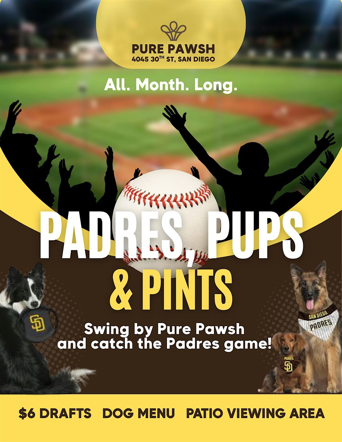 Padres, Pups & Pints