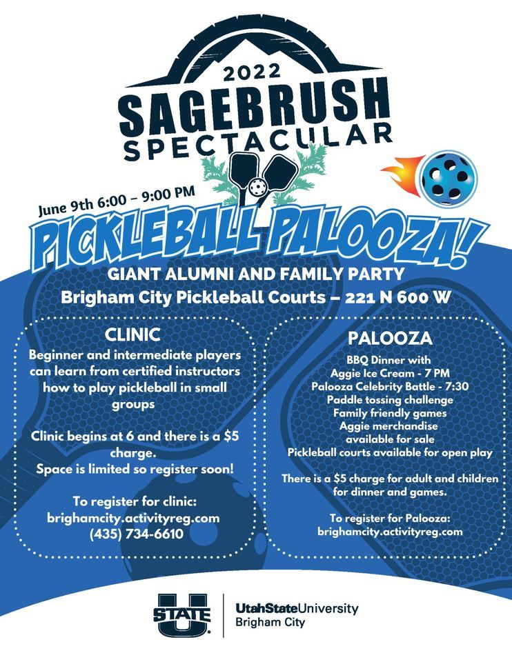 Pickleball Palooza! 2022 Sagebrush Spectacular 221 N 600 W, Brigham City, UT 843022047
