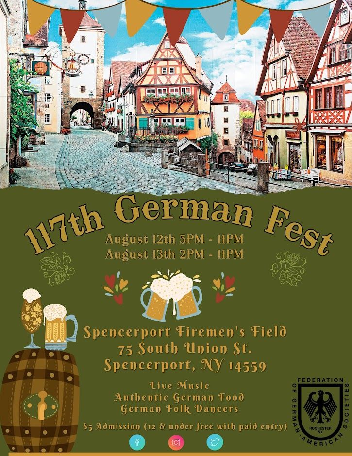 German Fest, Spencerport Firemens Field Tickets Spencerport Exempts