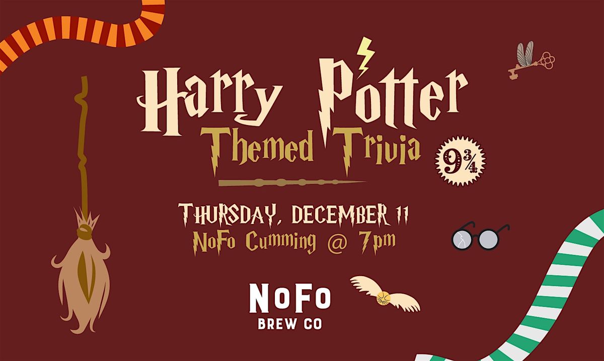 Harry Potter Themed Trivia Night at NoFo Cumming