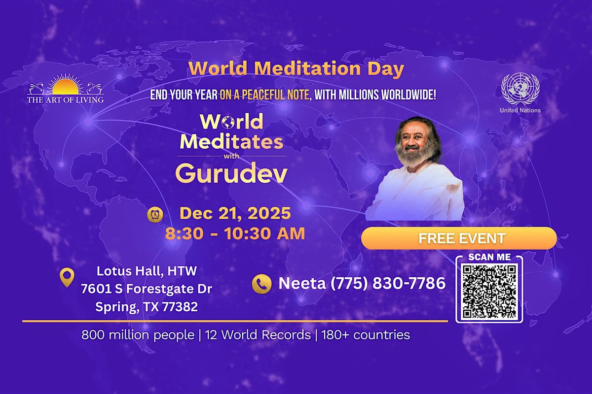 World Meditation Day by Art of Living Organisation