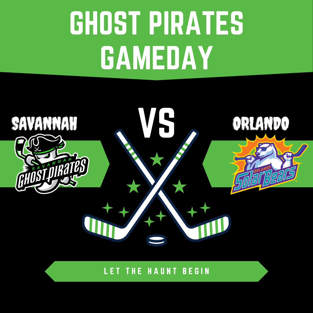 Orlando Solar Bears at Savannah Ghost Pirates at Enmarket Arena